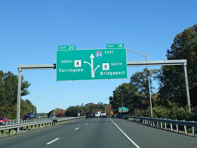 Map Of Route 84 In Connecticut East Coast Roads - Interstate 84 - Yankee Expressway