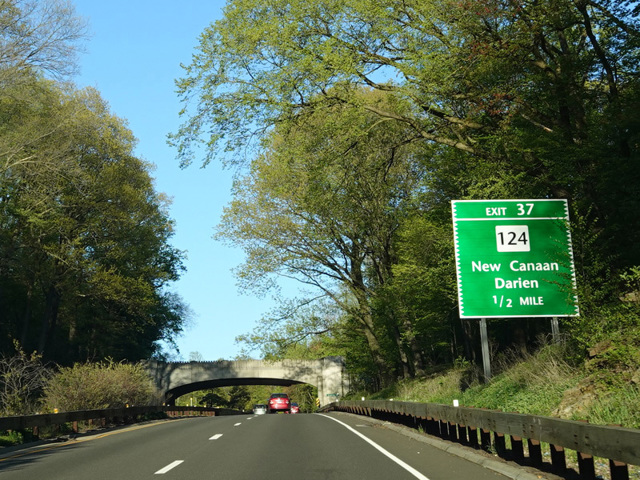 Merritt Parkway Ct Map East Coast Roads - Connecticut State Route 15 - Merritt Parkway