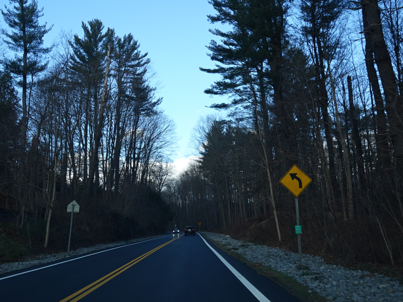 East Coast Roads - New York State Route 128 - Armonk Road - Northbound ...
