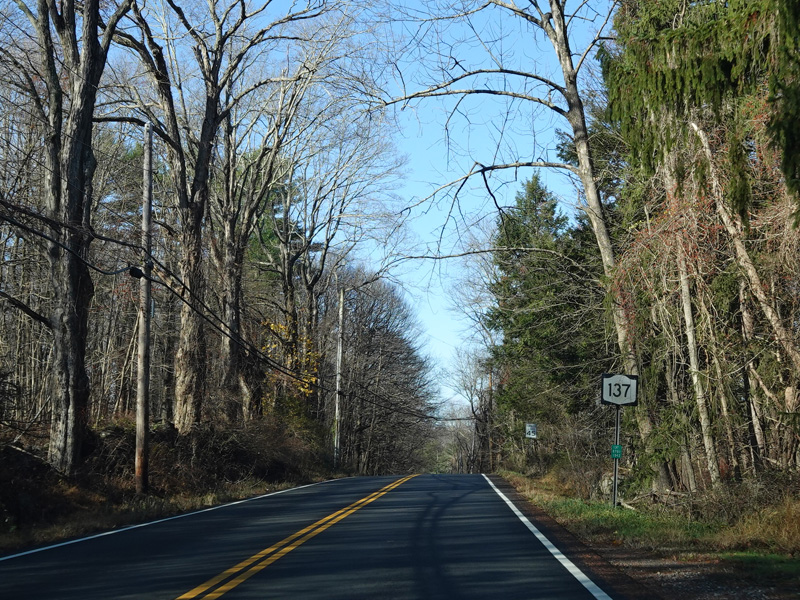 East Coast Roads - New York State Route 137 - High Ridge Road ...